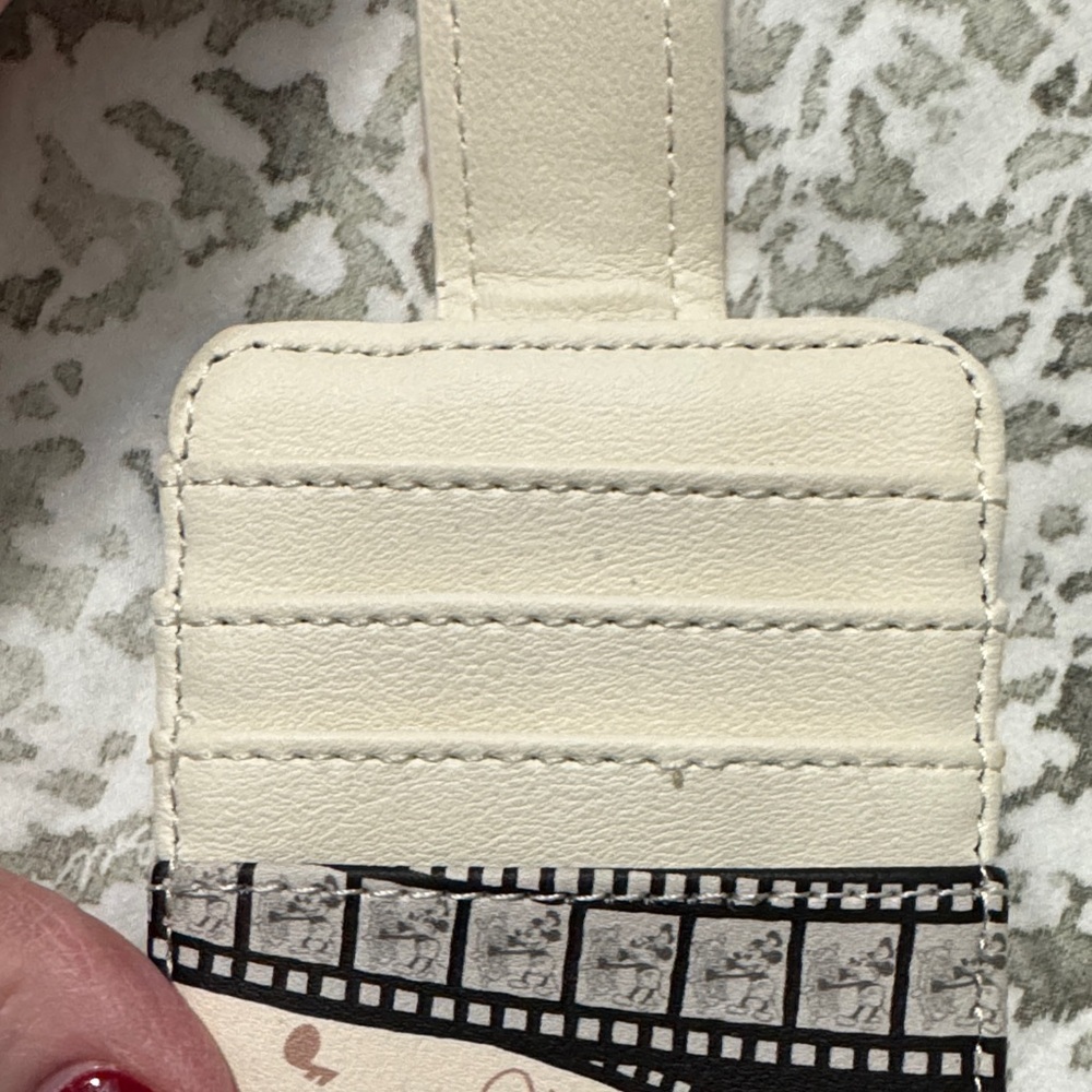 Loungefly Black and White Mickey Mouse Card Holder - Picture 5 of 9
